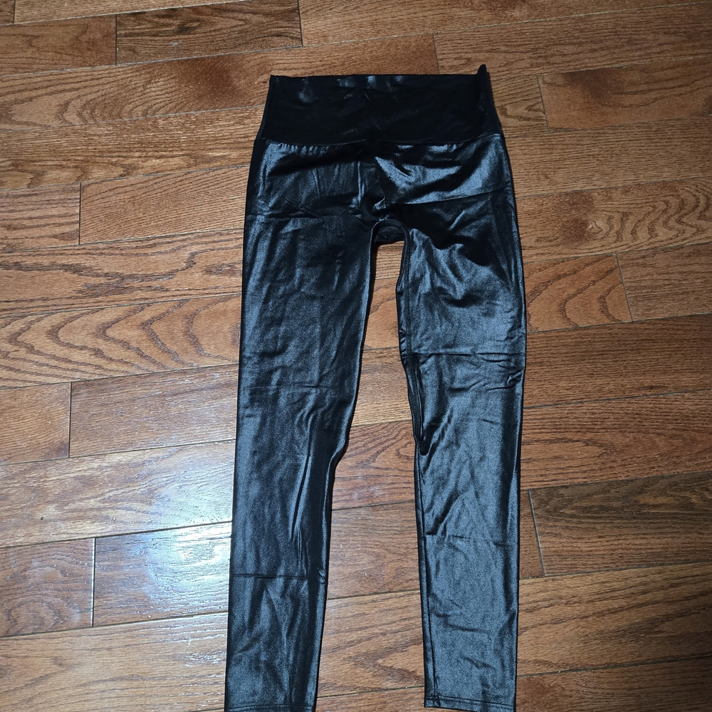 K-DEER Shiny Black  Leggings